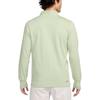 Nike Cardigan de Malha Sólido Abotoamento Simples Manga Longa Masculino Tops Verde-Claro FB5465-343