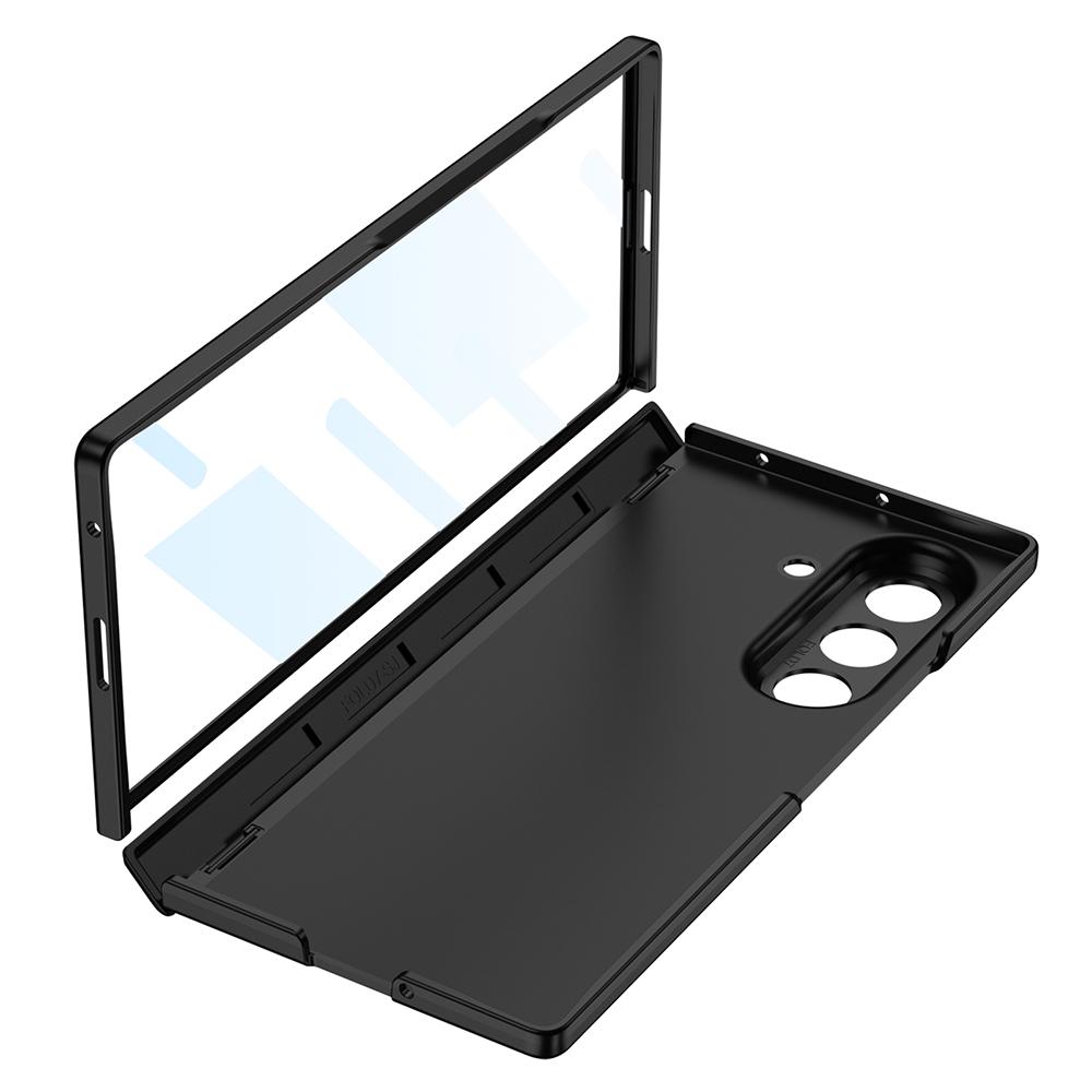 GKK For Samsung Galaxy Z Fold7 5G Case with Strap/Hinge Protection PC+Tempered Glass Phone Cover