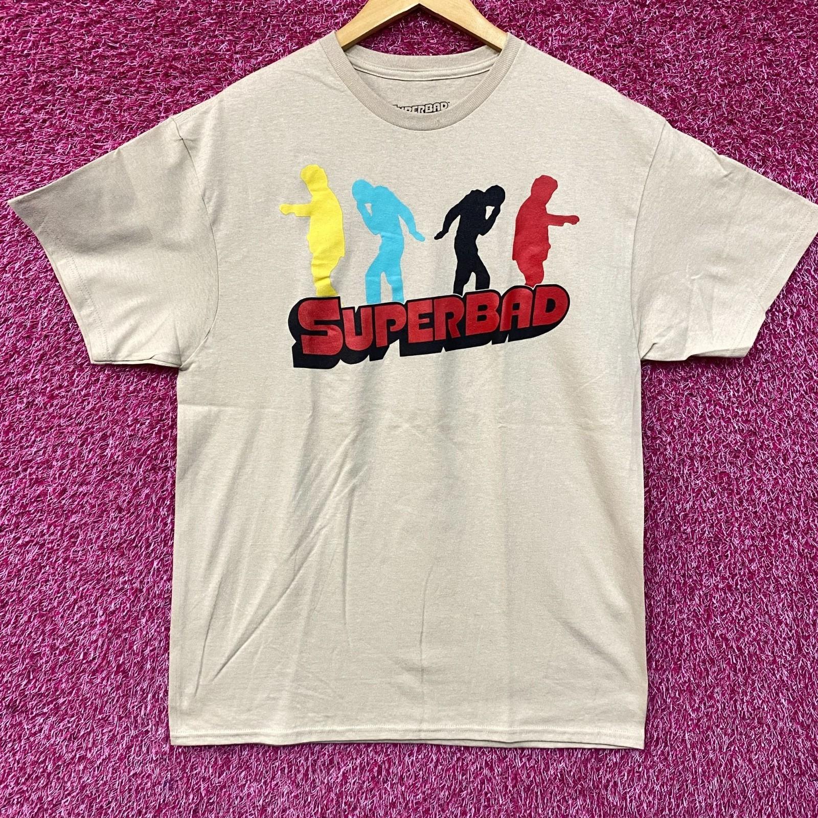 Superbad Mclovin Movie Shirt Movie Logo Vintage Style Beige T-Shirt M