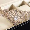 Headband Crystal Crown Zinc Zinc Alloy Korean Style Bridal Headwear Bridal Crown Women Tiara Wedding Jewelry