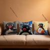Vtipný povlak na polštář Tučňák P-Pingu pro dekoraci pohovky, auta, kanceláře, pokoje, potisk, potah na polštář, dekorace a ochrana