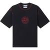 Ss25 Anul Șarpelui Ediție Limitată Logo Brodat Tricou Casual cu Gât Rotund și Mânecă Scurtă Tricou Unisex K1S452100001S0115-V0029