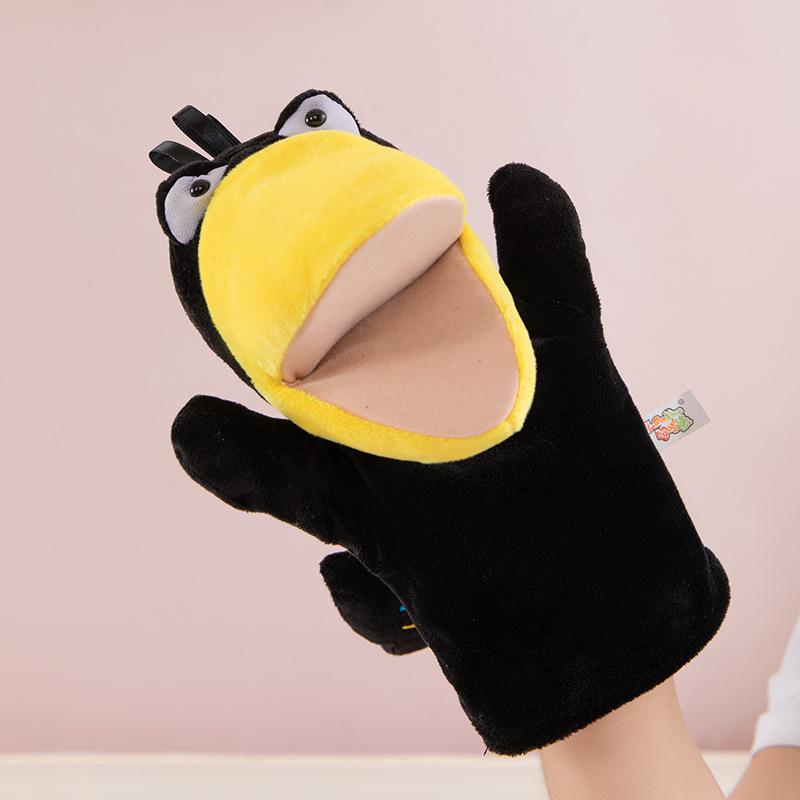 Hand Puppet Toy Animal Hand Soothing Doll Show Lion Can Open Mouth Animal Doll Kindergarten Lecture Props