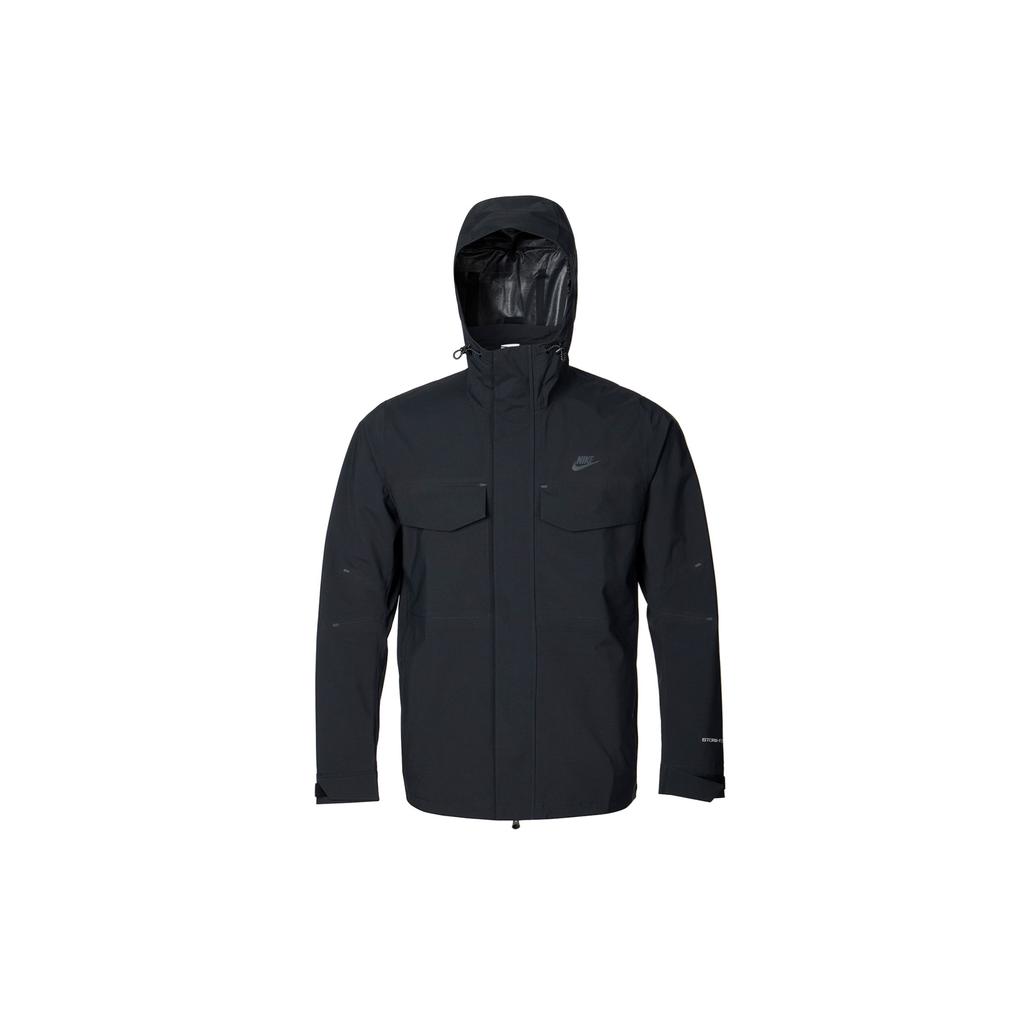 Nike Storm-Fit Adv M65 Sportlogo Lässig Einfarbig Kapuzenjacke Herren Jacken Schwarz DD6873-010