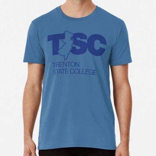 Футболка Trenton State College 1990-х годов Графическая Размеры от S до 5XL Сделано в США XXXL