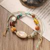 Retro Hand-woven Bracelet Tibetan Dzi Bead Bracelet Niche Design Men's and Women's Hand Rope Accessories