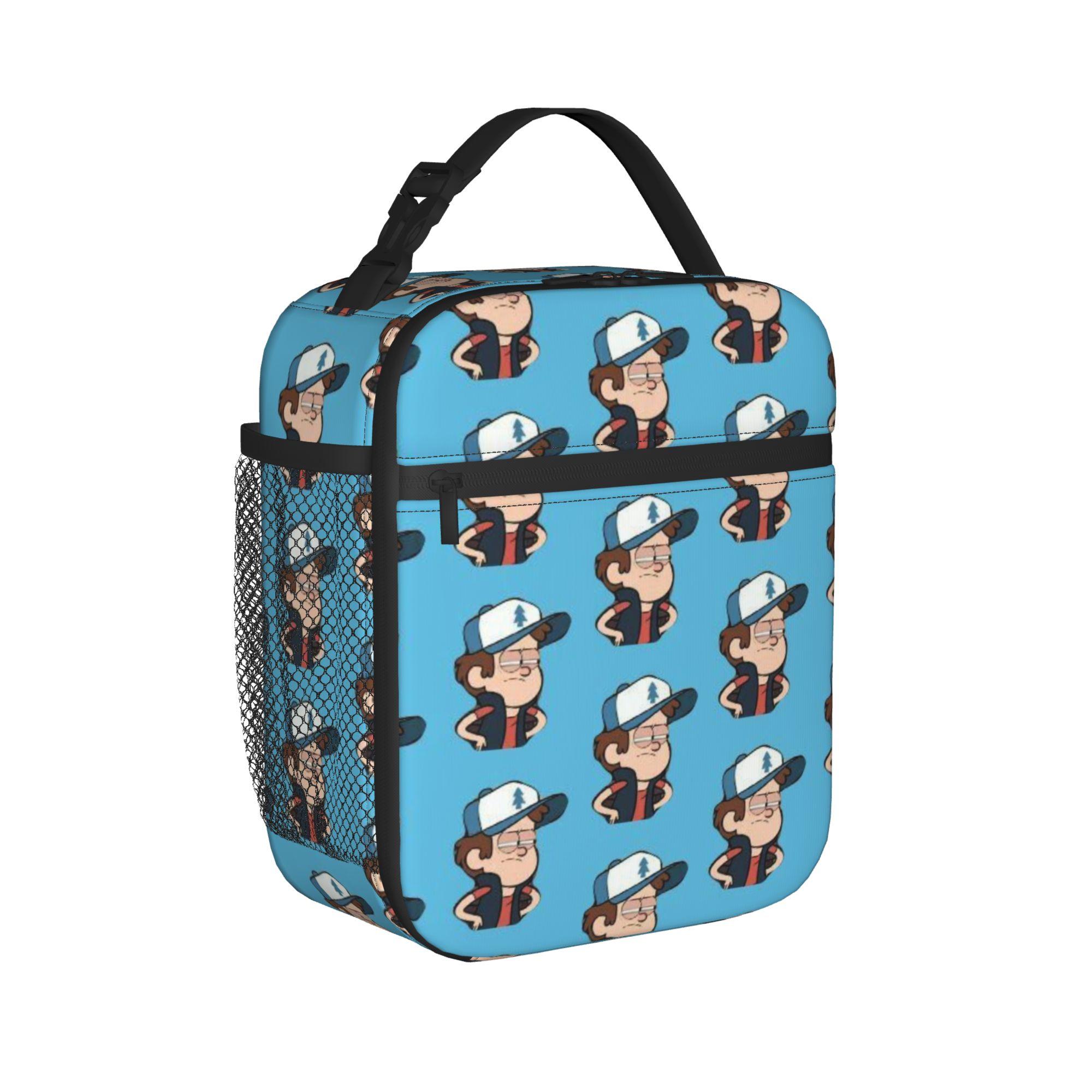 Gravitys Falls Geïsoleerde Lunchtassen voor Mannen Vrouwen Voedselcontainer Tassen Draagbare Koeler Thermische Lunchbox Voor Reizen Option 1