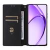 For Oppo A80 5G/A3 Pro (Global) 5G/K12x 5G (India)/A3x 5G (China) Case Leather Wallet Phone Cover Rhombus Imprinted