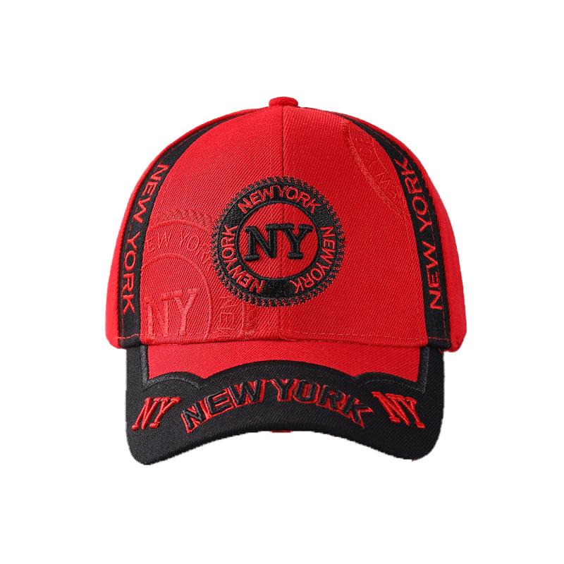 D Embroidery Letter Hard Top Baseball Cap Male and Female Couples Casual Shade Cap Fishing Hat