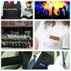 Fancyfamily Mini LED Digital Bluetooth APP Programmable Rechargeable Scrolling Name Message Tag Sign