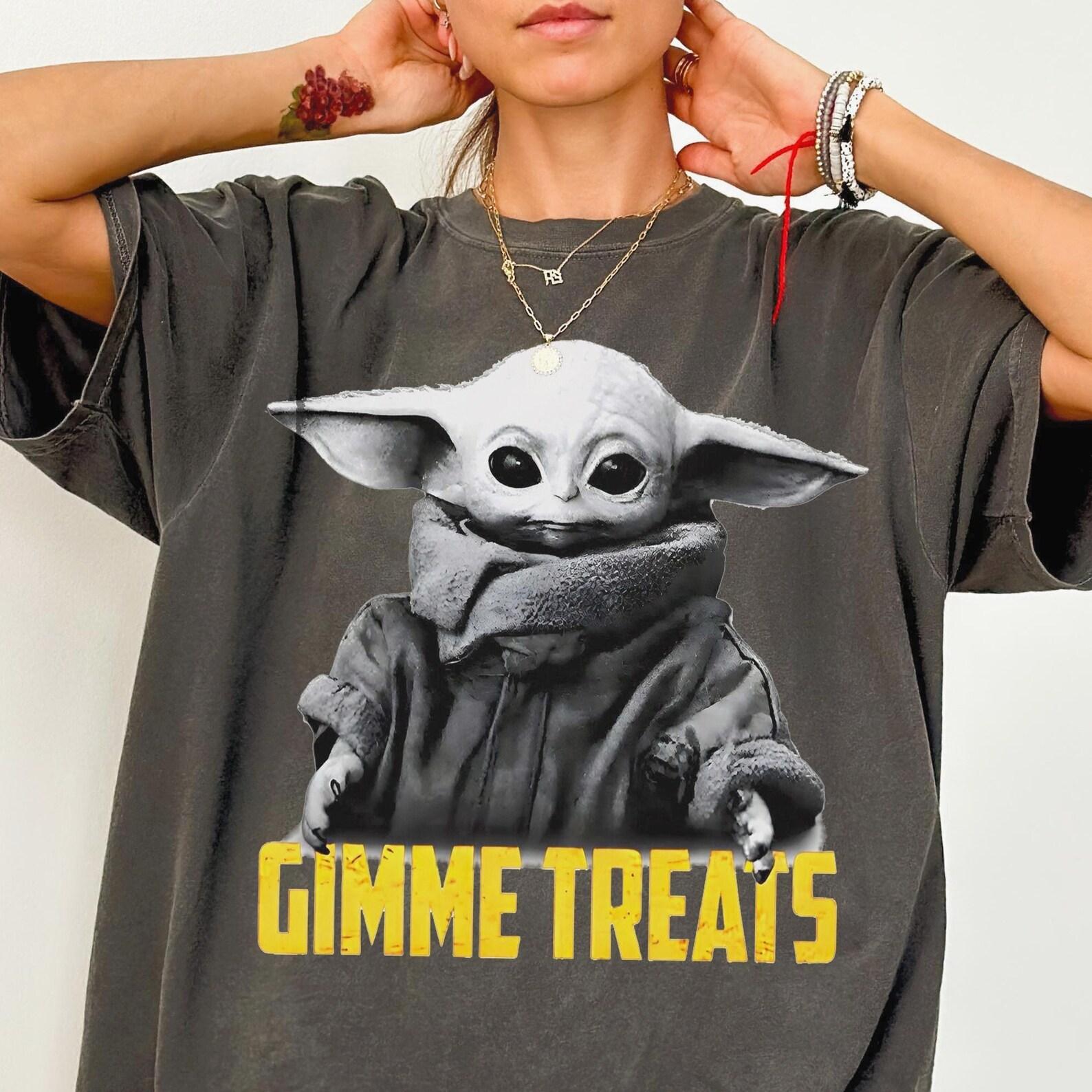 Vintage Grogu Gimme Treats Shirt - Mandalorian Tee,Star Wars Tshirt,Grogu Sweatshirt S