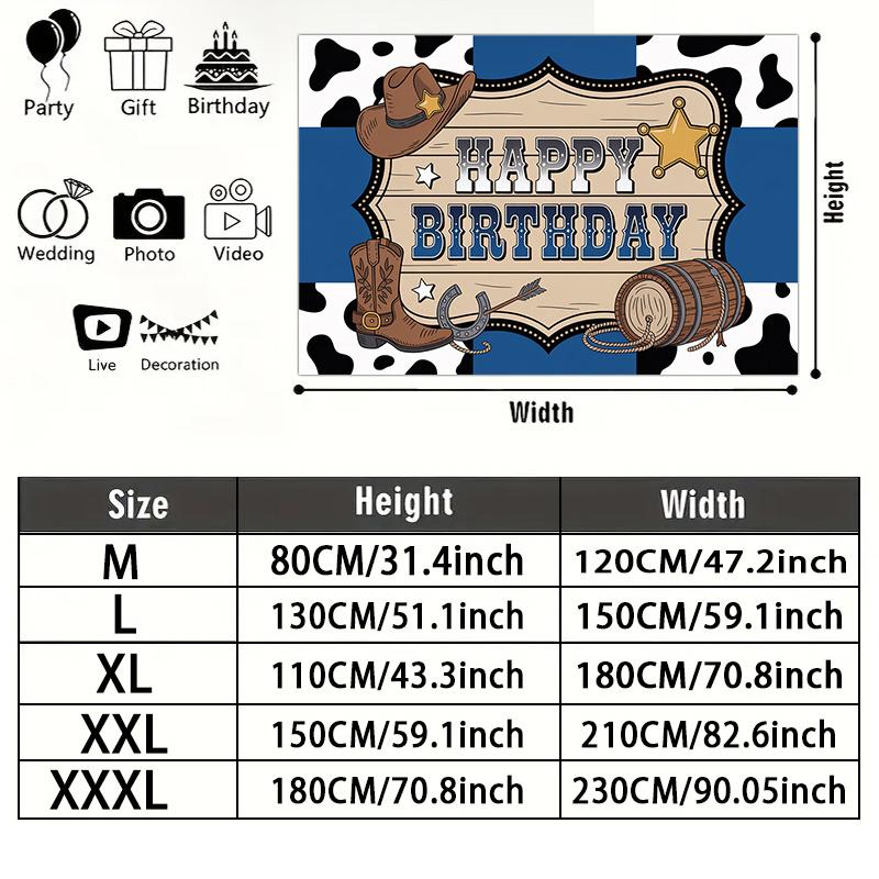 Party Backdrop Birthday Photo Booth Background Front Door Decor