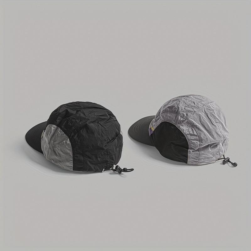 Casual Sports Baseball Hat With Curved Brim And Color Block Design For Outdoor Activities