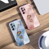 Amber Double Love For Samsung Galaxy Note 8 9 10 PRO 20 Ultra A01 02 03 Core 04E 4G 12 13 5G Tempering Glass Phone Case