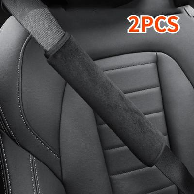 2PCS Universal Car Safety Belt Cover Adjustable Seat Belt Cover Shoulder Strap Cover Car Shoulder Protector Pad Auto Accessories