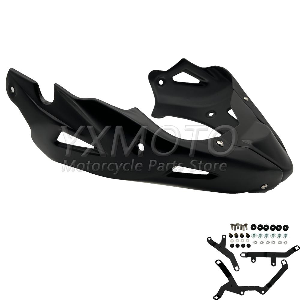 For CB650R 2019-2024 CB650F 2014-2020 Motorcycle ABS adaptations Engine protection cover Engine baffle lower shroud матовый черный