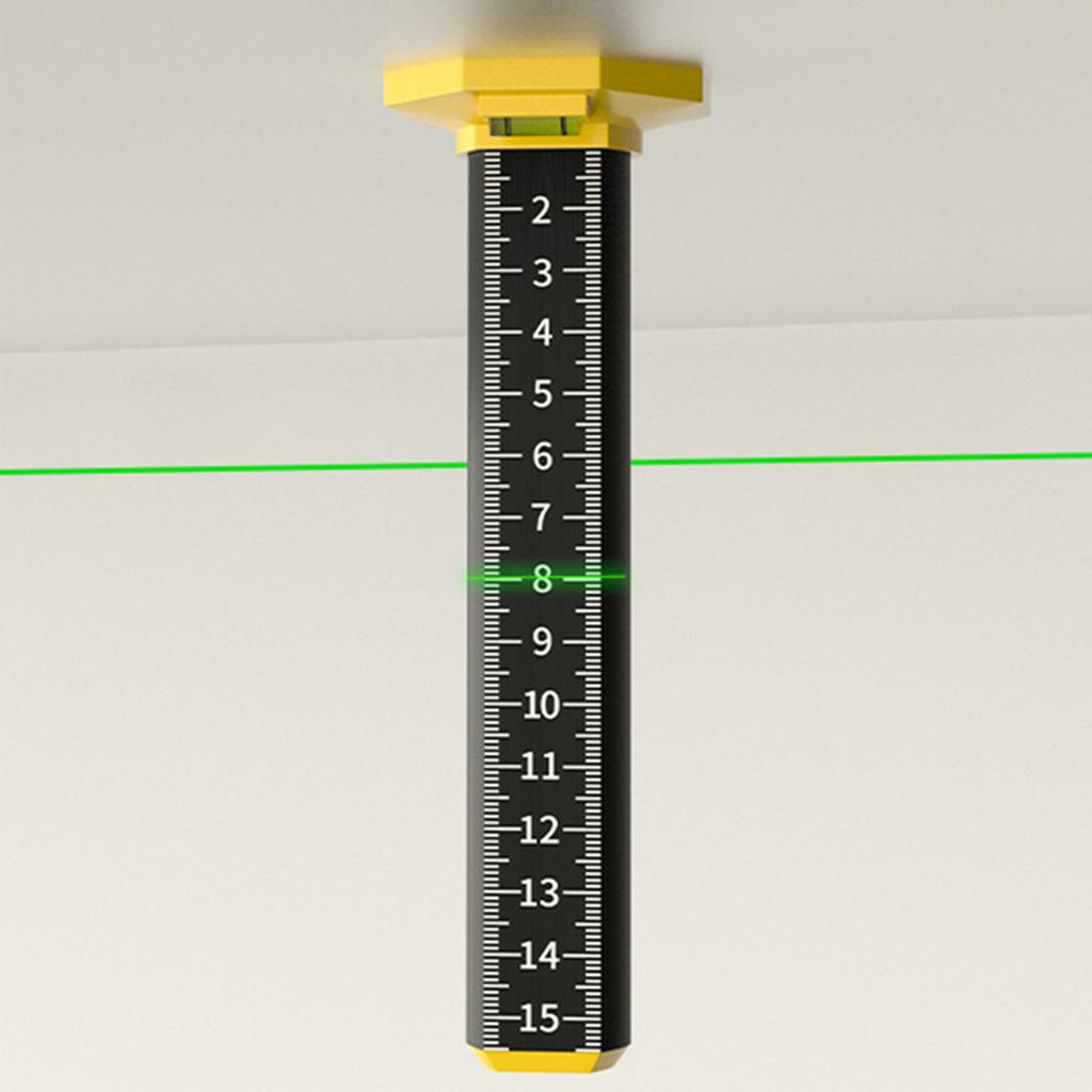 Equal Height Ruler Ceiling and Floor Tile Height Ruler Double Use Measuring Ruler Precisions Positioning Elevations Ruler
