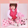 189228" Reborn Baby Doll Silicon Lifelike Baby Toddler Girl Reborn Kid