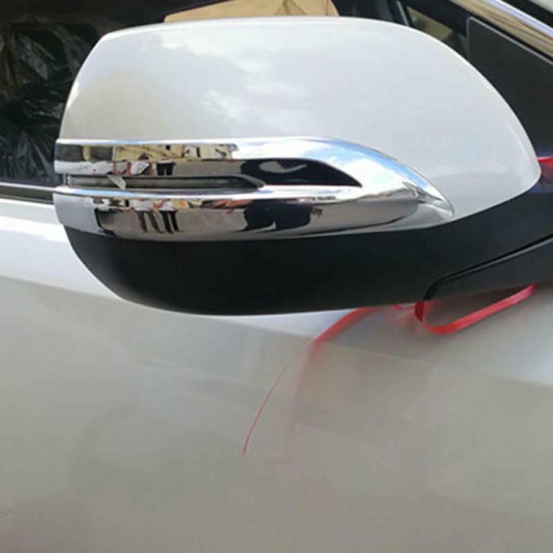 2Pcs Chrome Rearview Side Mirror Stripe Cover Trim For Honda CR-V CRV 2017-2019