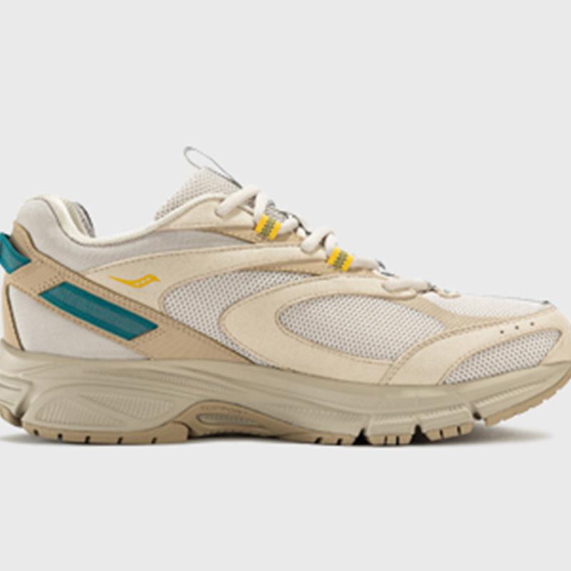 SAUCONY Coesione 2K Classico 2K Tessuto Pelle Sintetica Ammortizzante Antiscivolo Resistente all'Usura Scarpe da Corsa Basse Sneaker Unisex S79016-2