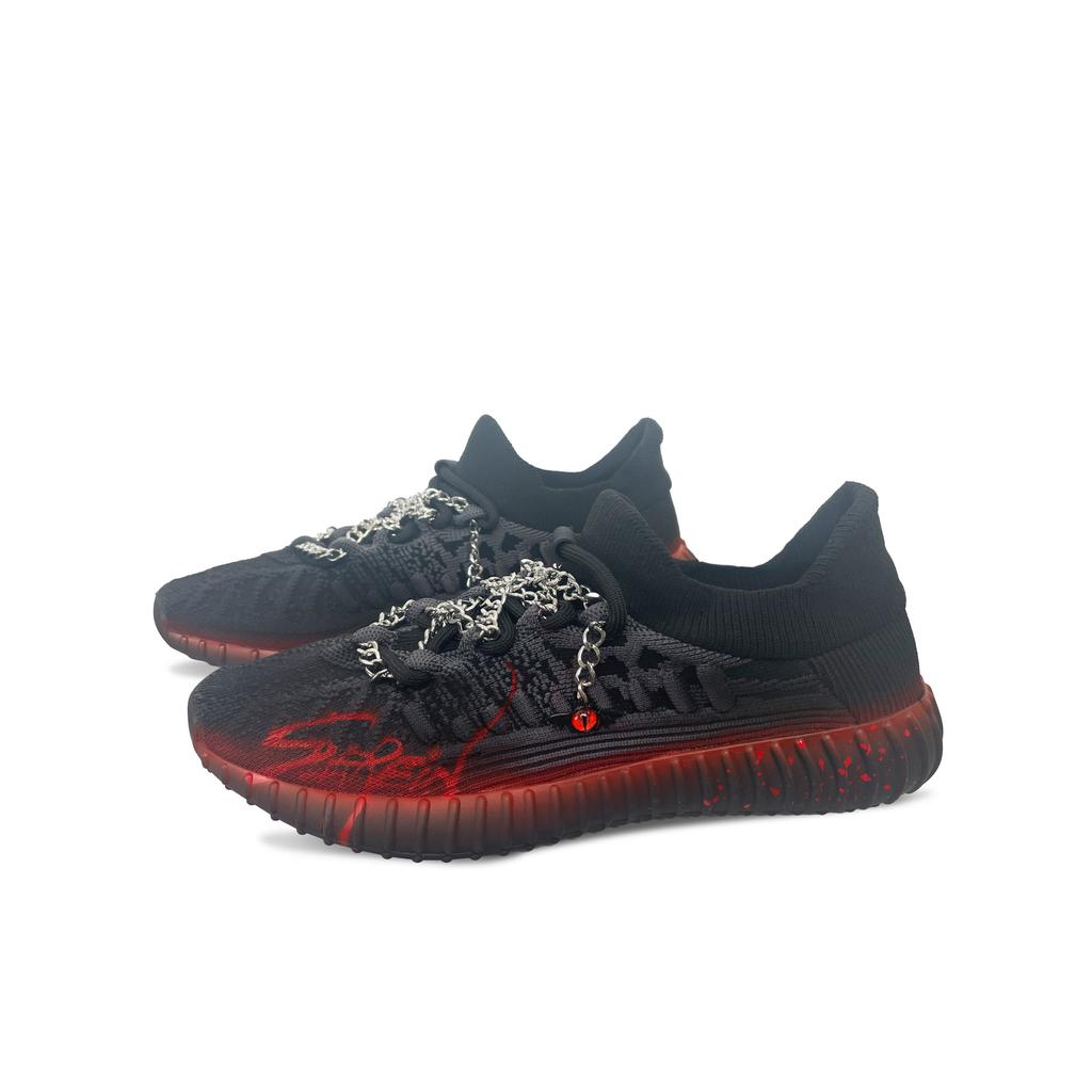 Adidas Originals Yeezy Boost 350 V2 Low top Casual Shoes Unisex Black Gold Silver IG9606(Team470-)