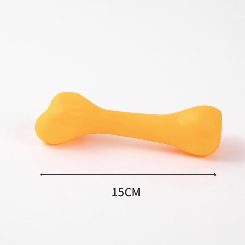 Vinyl Bissfestes Hunde-Soundspielzeug zur Zahnreinigung und zum Training