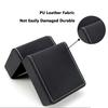Black Single Watch Gift Box PU Leather Wristwatch Display Case Organizer for Men Clamshell Watch Case