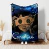 1pc Blanket - Coraline Print Design, Lightweight Blanket for Sofa, Bed- Soft &Warm, Gift for All Seasons