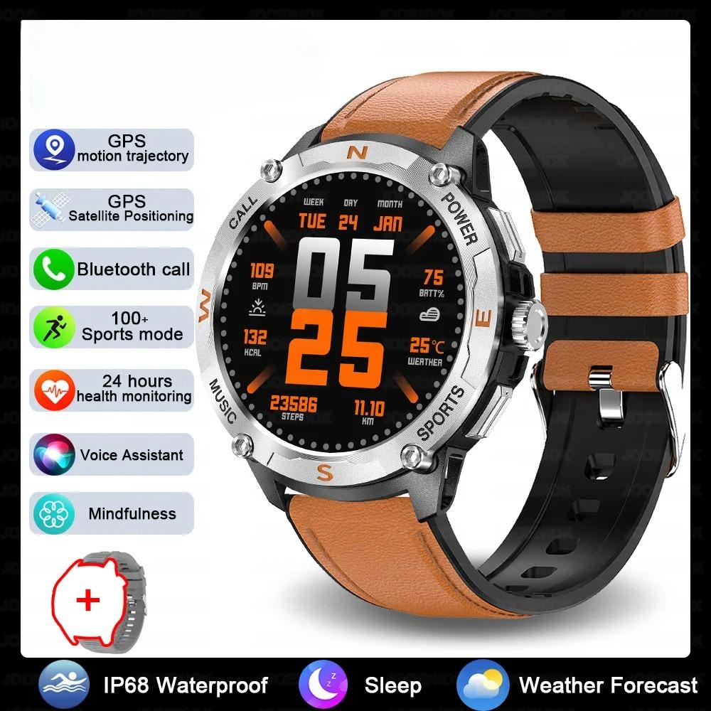 New GPS Outdoor Sports Smart Watch Men 1.43 Inch  Screen Built-in Dual-band GNSS Bluetooth Call Smartwatch Women