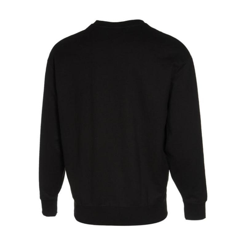 Puma Felpa alla moda stampata Pullover Unisex Felpa Nera 534667-01