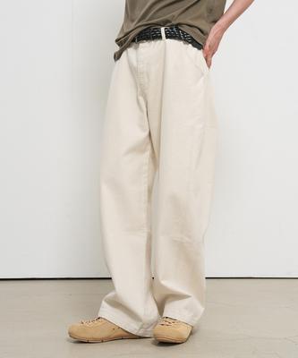 GENERALIDEA Man Curved Denim Pants [Ecru] / Gf1Mpt006