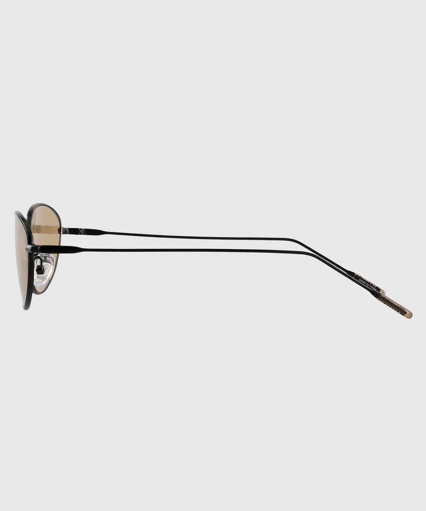 Tuditeo Acm Vintage Slim Metal Sunglasses Nylon Tinted Lenses C1 Brown Tint