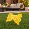 Insect Watering Station 3D Printed Station, Butterfly Beetle Bee Water Feeder with Outdoor Waterer Stake, Shape Drinking Cup for Garden Courtyard