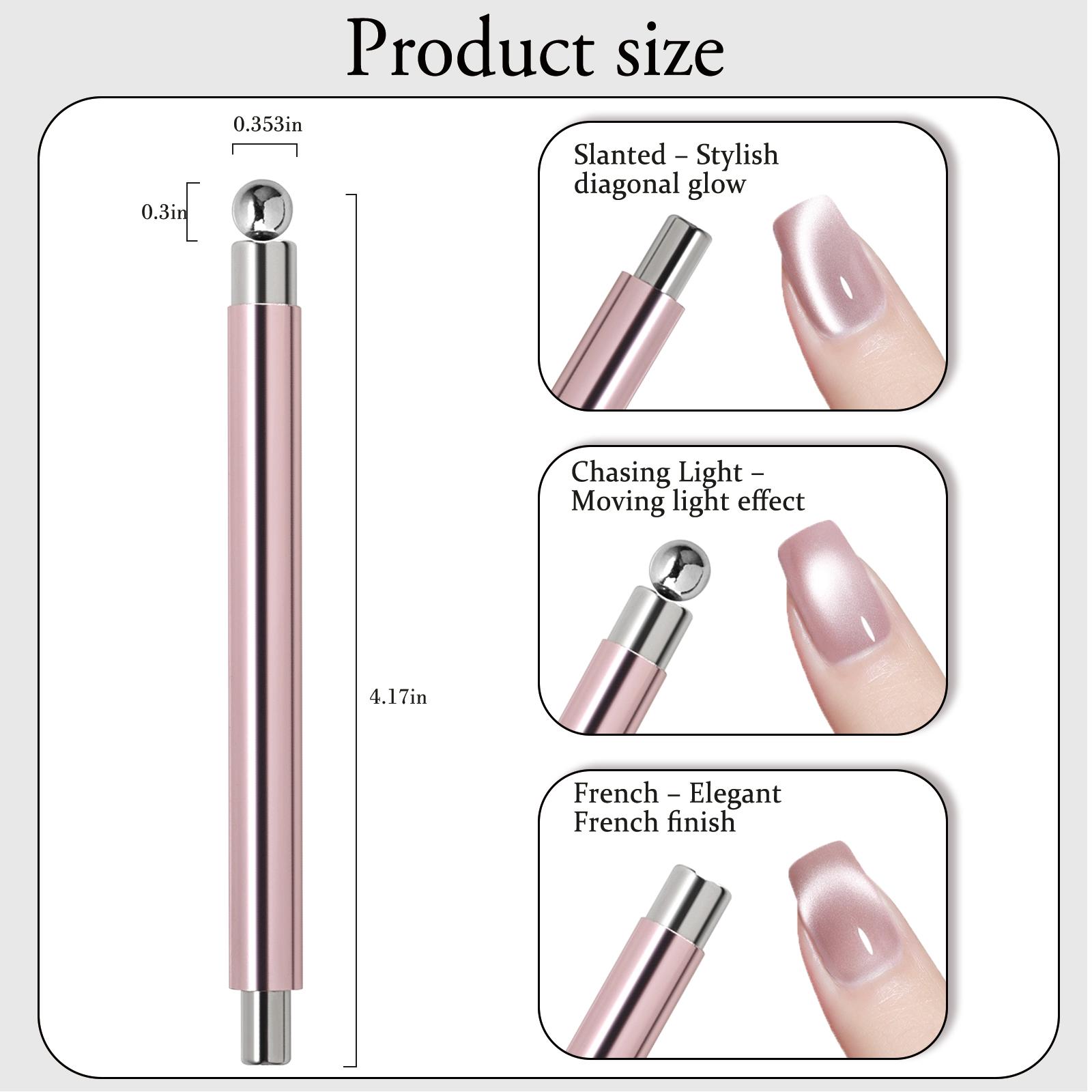 Cat Eye Magnet Tool Nail Art Magnet Stick for DIY Magnetic Cat Eye Gel Special Velvet 5D Nail DIY Tool French Nail UV Magnetic