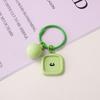 Keychain Set Candy Keyrings Chain Gitfs girls Colorful Decorative Pendant Resin Key Holder Heart Ring DIY Jewelry Accessories