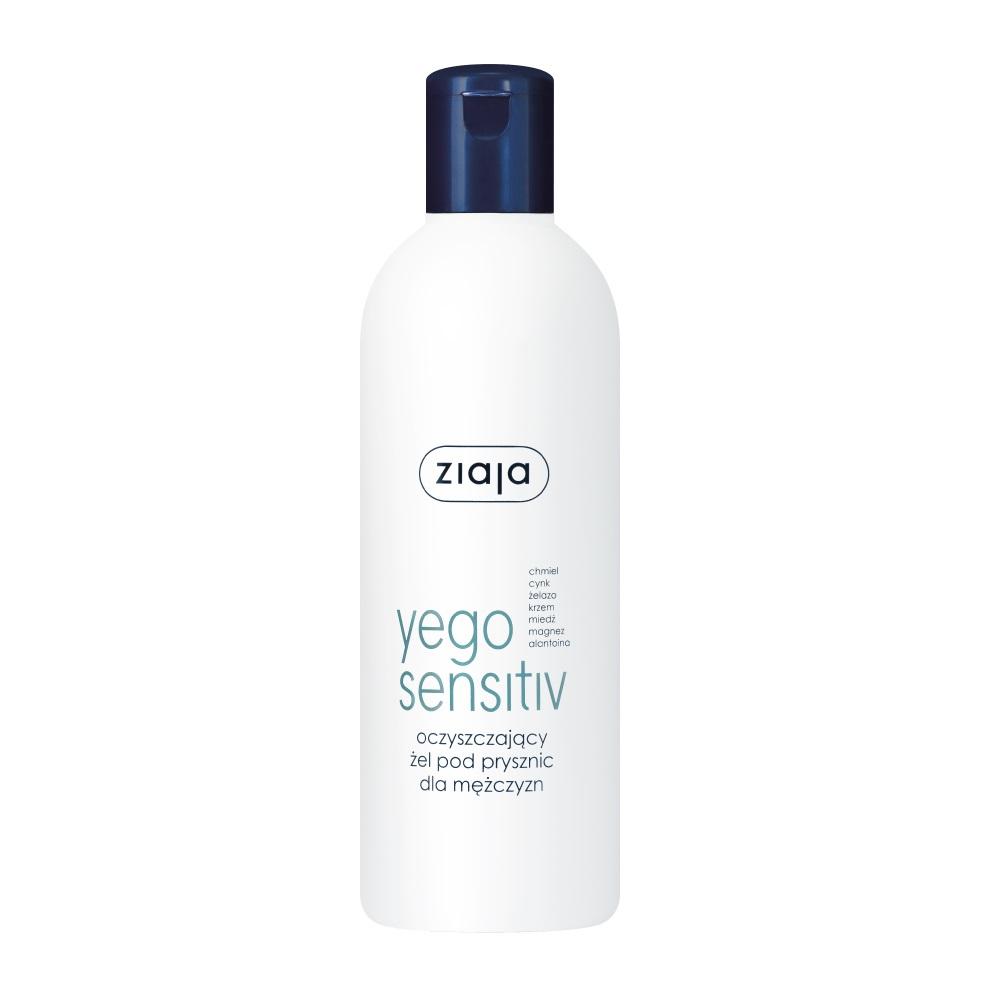 Ziaja Yego Sensitive Shower Gel for Men, 300ml - Mild & Refreshing Cleanser