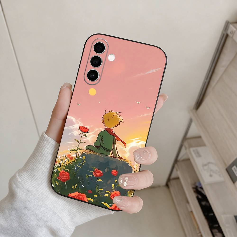 The Little Prince Phone Case For Samsung Galaxy A73,A72,A71,A70,A53,A52,A51,Others Soft Black Cover