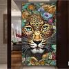 Tamaño Grande Selva Tigre Leopardo Dragón Flor Pintura Diamante Punto de Cruz DIY Bordado Mosaico Completo Decoración Animales Salvajes A877