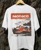 Monaco Racing Shirt Retro Racecar T-shirt Vintage Monaco Tshirt Race Day Shirts Unisex T-Shirt
