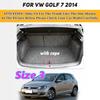 Custom High Quality Car Trunk Mat For VOLKSWAGEN VW Golf 7 2014 2015 2016 2017 2018 2019 2020 Anti Dirty Durable Leather Carpet
