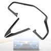 3pcs Carbon     Car Steering Wheel Frame Cover Trim Fit for     10th 16-18