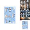 Kerst Raamstickers Pvc Statische Stickers Set Voor Vakantie Scène Decoraties