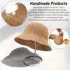 Floppy Big Beach Straw Hats for Women Foldable Summer Wide Brim Packable Sun Hat Womens Travel Straw Fedora Hat