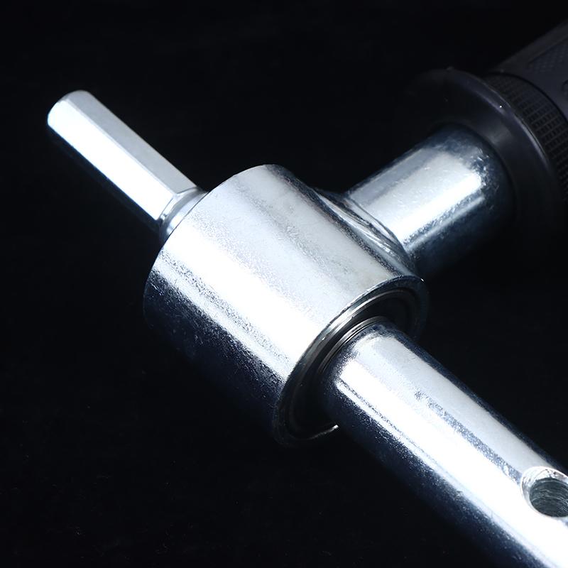 Attacco Trapano Avvitatore Senza Fili Per Sonda da Ghiaccio Adattatore Metallico Convertitore Punta per Trapano Elettrico Accessorio per Pesca sul Ghiaccio all'Aperto