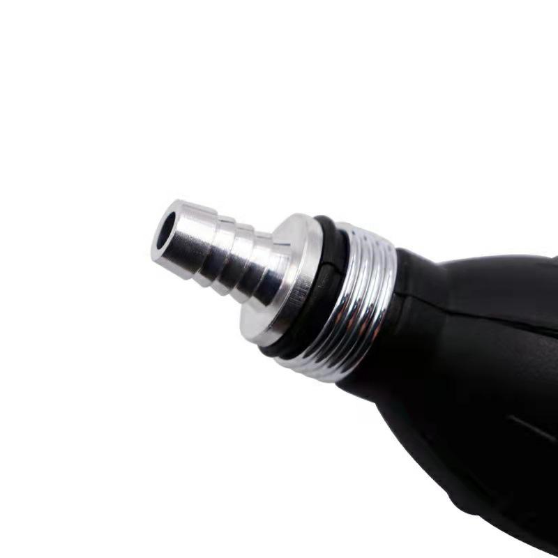 Aluminum Alloy One-Way Car/Boat Hand Squeeze Oil Pump - Suction Oil Extractor for Gasoline (6/8/10/12 Mm)