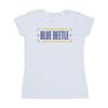 Blue Beetle Womens/Ladies Patterned Cotton Logo T-Shirt