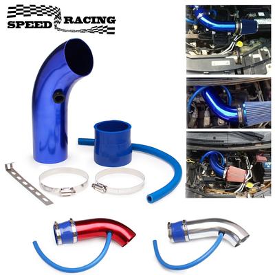 Universal 3'' 76mm Auto Kaltluftansaugsystem Turbo-Ansaugrohr Aluminium Auto-Luftfilter-Ansaugströmungsschlauch-Rohrsatz