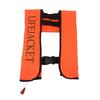 Self-inflatable Life Jacket with Reflective Strips & Emergency Whistle Kayak Vest for Surfing Swimming Kayaking Sailing Boating
