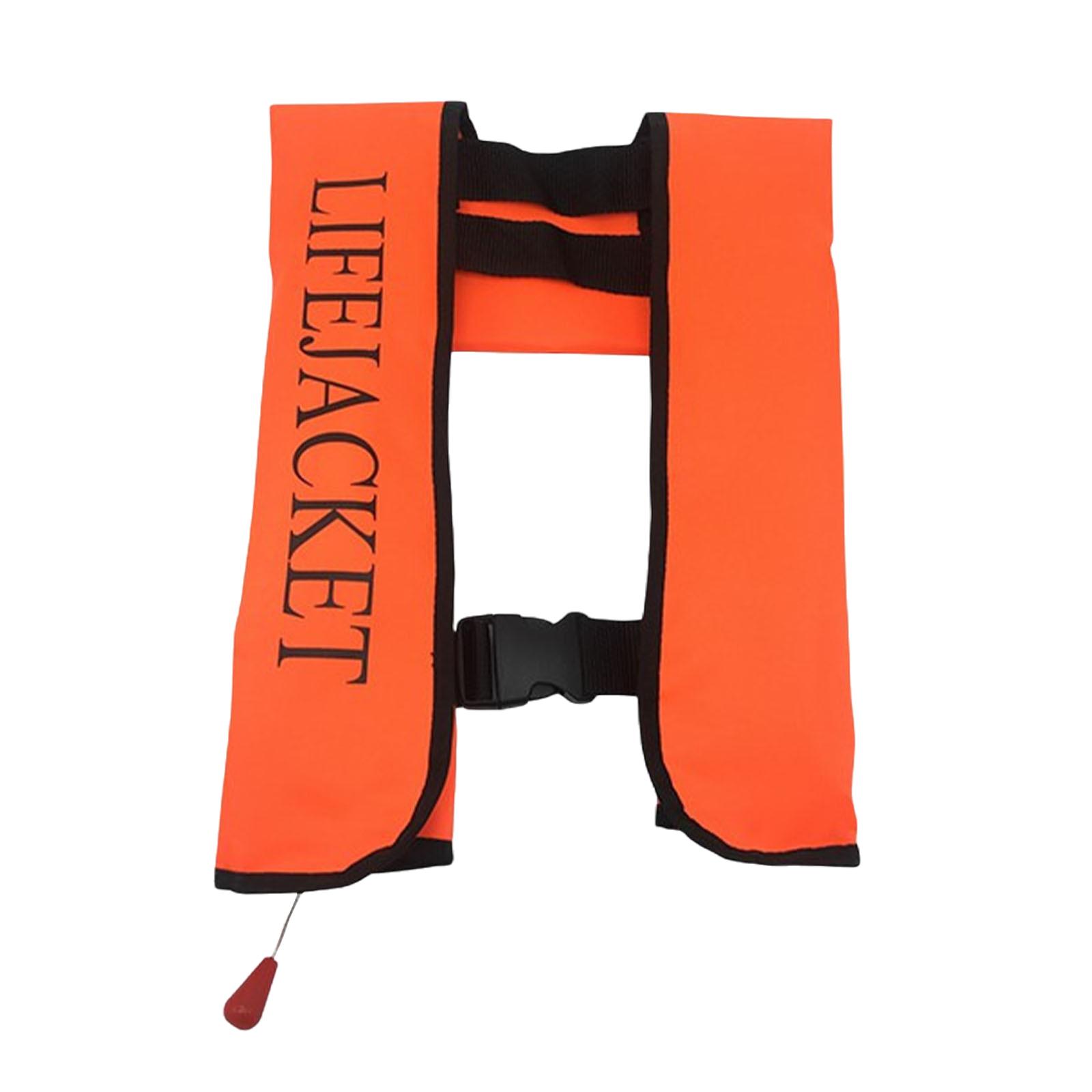 Automatic Inflatable Life Vests with Reflective Strips & Safety Whistle Swim Vests for Water Sports Fishing Rafting Accessories