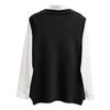 Ladies Loose V Neck Sweater Vest Women Casual Sleeveless Holiday Waistcoat Cozy